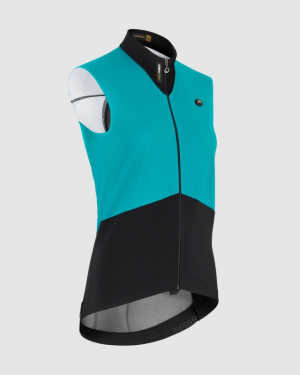 Жилет Assos Uma GTV Spring Fall Vest C2 Turquoise Green lady