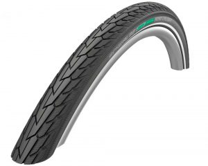 Покрышка 24×1.75 (47-507) Schwalbe Road Cruiser K-Guard B/B HS484 Green, 50EPI