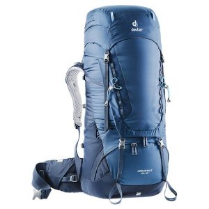 Рюкзак туристический Deuter Aircontact 55 + 10 л Midnight-Navy