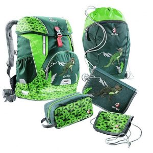 Школьный набор Deuter OneTwoSet – Sneaker Bag зеленый (5 предметов)