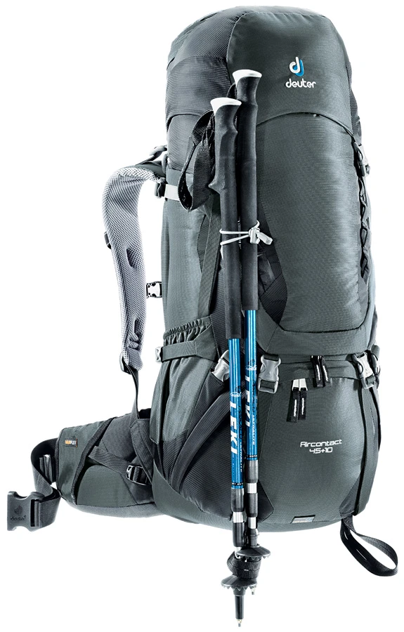 Туристический рюкзак Deuter Aircontact 45+10 л Granite Black