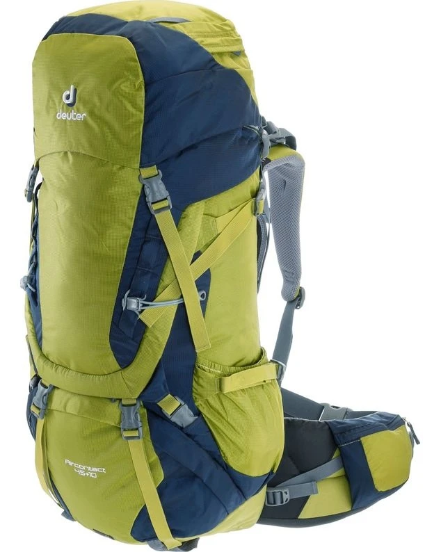 Туристический рюкзак Deuter Aircontact 45+10 л Moss Navy