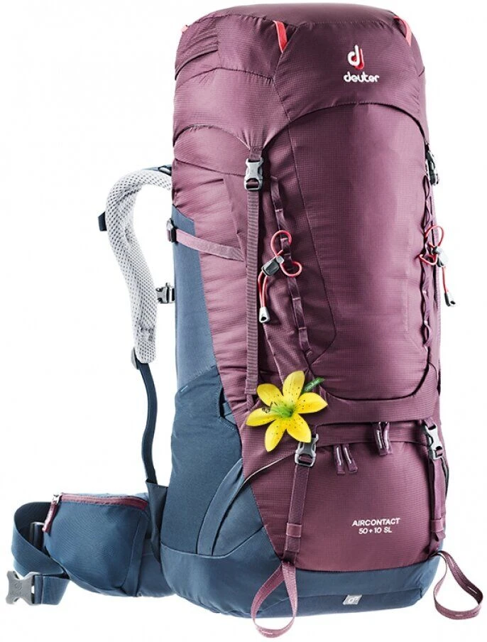 Туристический рюкзак Deuter Aircontact 50 + 10 SL Blackberry Navy