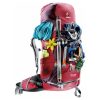 Туристический рюкзак Deuter Aircontact 60 + 10 SL Aubergine Cranberry 99368