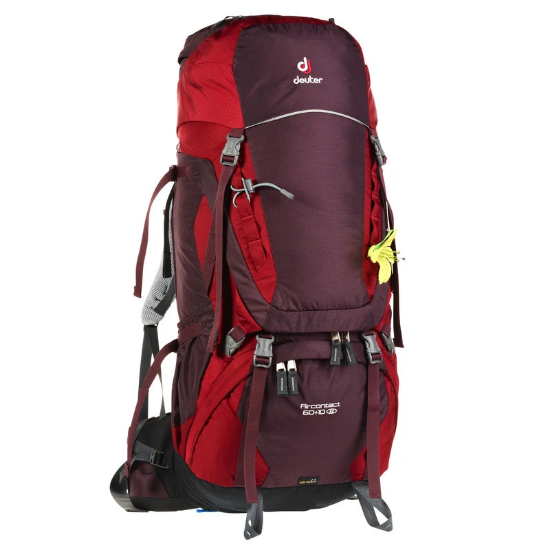 Туристичний рюкзак Deuter Aircontact 60+10 SL Aubergine Cranberry