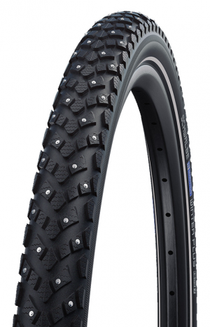 Зимняя вело покрышка Schwalbe Marathon Winter Plus (188 шипов) 26×2.15 (55-559) Performance, SmartGuard, TwinSki