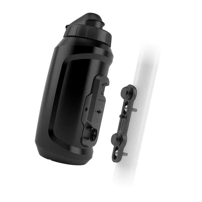 Фляга Fidlock Twist 750 Compact with FL logo, black Set (connector + Bike base)