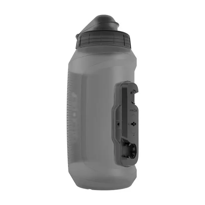 Фляга Fidlock Twist 750 Compact with FL logo, trans. black Set (connector + Bike base)