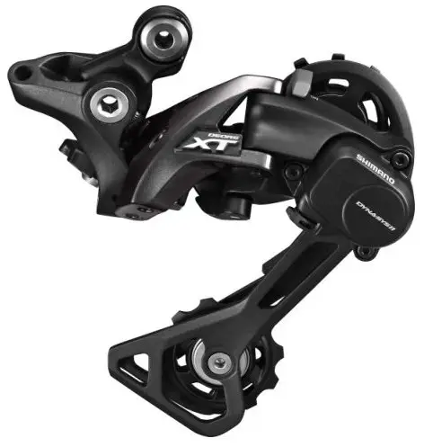 Переключатель задний Shimano Deore XT RD-M8000-GS Shadow+, 11 скоростей, средний рычаг