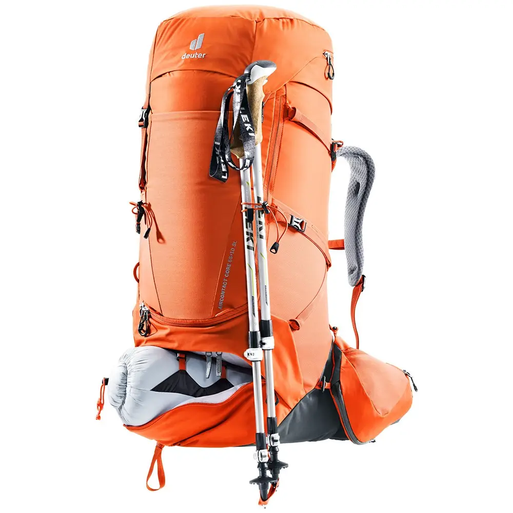 Рюкзак туристический Deuter Aircontact Core SL 55+10 л Paprika-Graphite