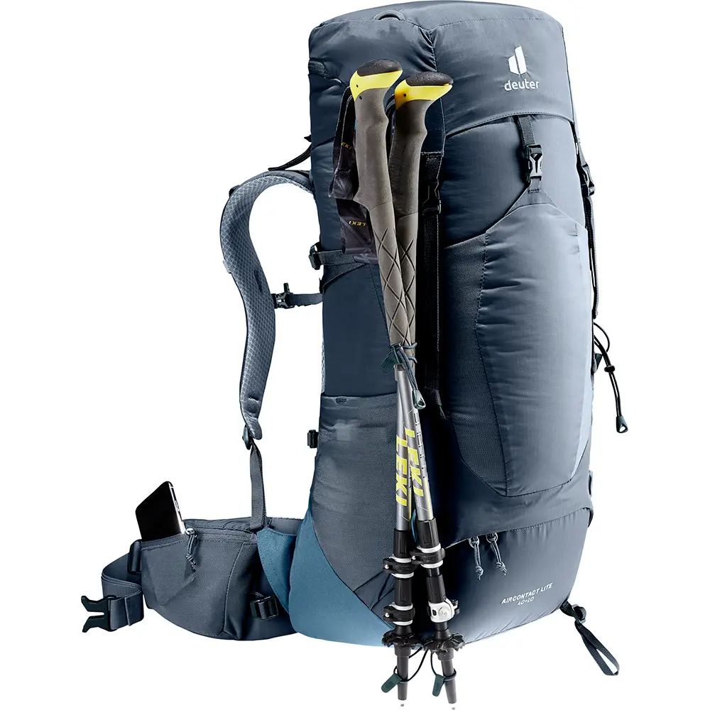 Рюкзак туристичний Deuter Aircontact Lite 40 + 10 л Black-marine