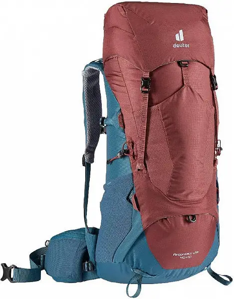 Рюкзак туристичний Deuter Aircontact Lite 40 + 10 л Redwood-arctic