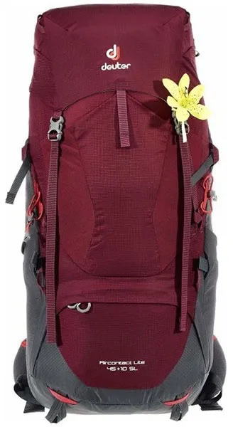Рюкзак туристический Deuter Aircontact Lite SL 45 + 10 л Maron Graphite