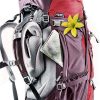 Рюкзак туристический Deuter Aircontact PRO SL 55+15 л Cranberry Aubergine 99991