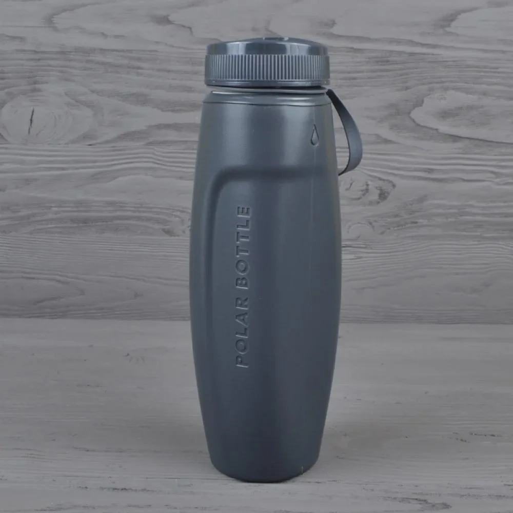 Термопляшка Polar Bottle Ergo Spectrum Charcoal 650 мл синя