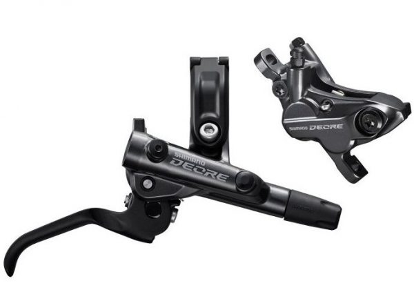 Тормоз задний Shimano Deore BR-M6120 дисковая гидравлика 4 поршни гидролиния 1700 мм J-Kit