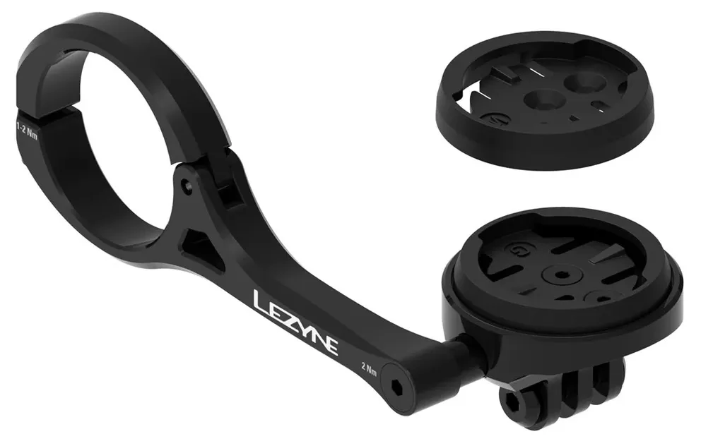 Крепление переднего света и компьютера Lezyne Garmin/Wahoo GPS Forward Mount под стандарт Go-pro