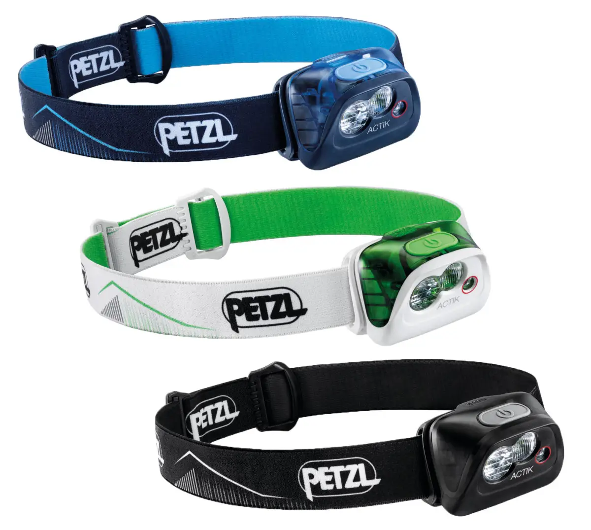 Налобний ліхтар Petzl Actik 350 Лм Green