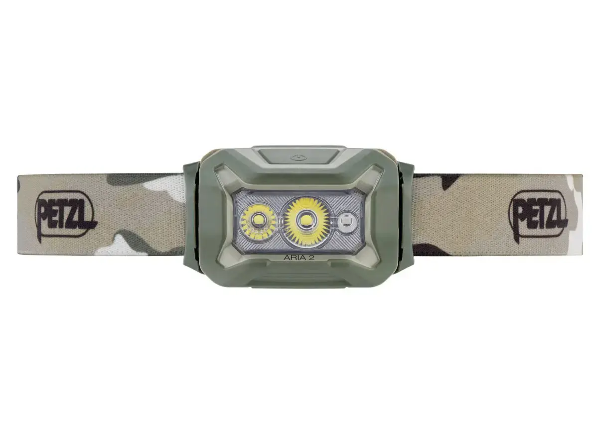 Налобний ліхтар Petzl Aria 2 Rgb 450 Лм Camo