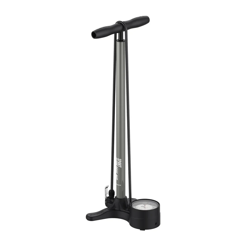 Насос напольный Lezyne Sport Floor Drive DV Манометр 3,5″ серебристый матовый 220psi