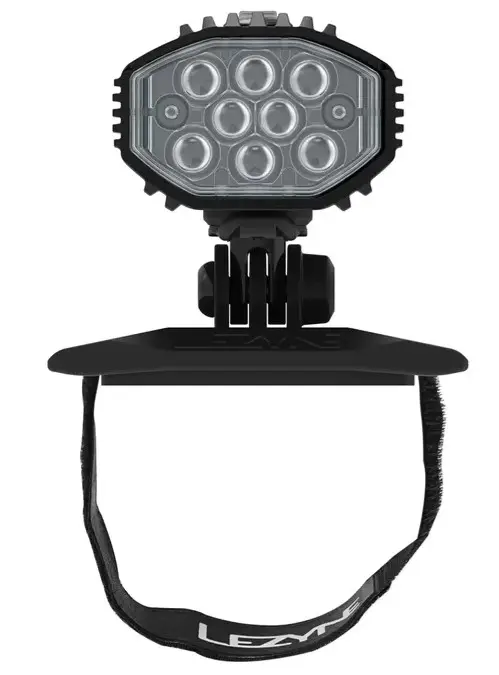 Переднє світло Lezyne Helmet Lite Drive 1200+ Front чорний матовий 1200 lumen