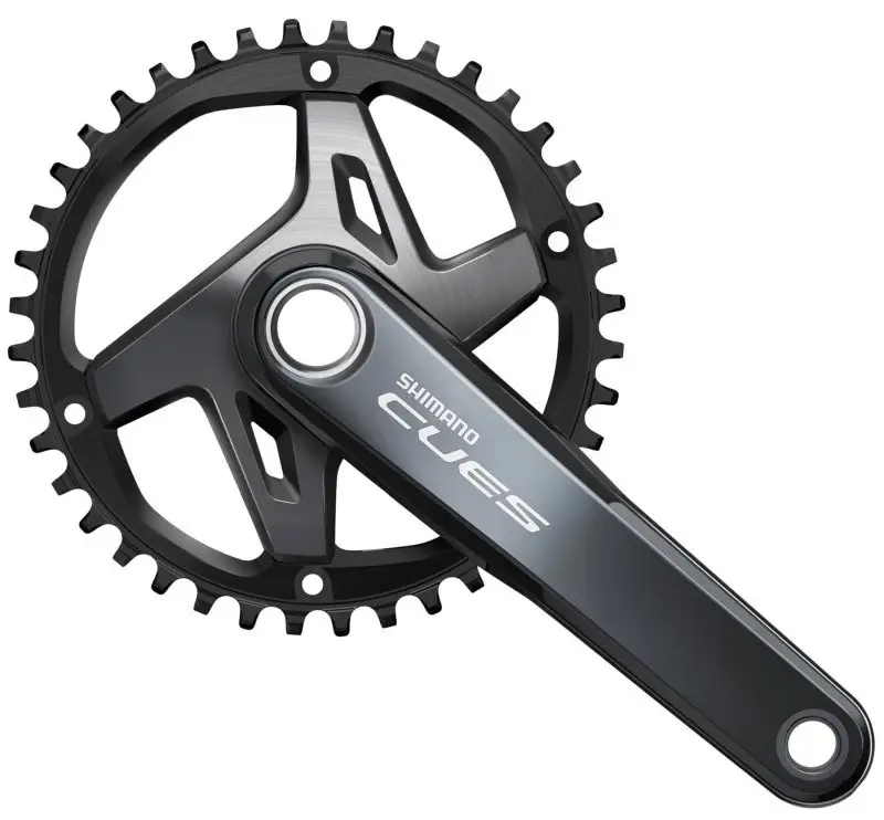 Шатуны Shimano Cues FC-U8000-1, интегрированная ось, 175 мм, 40Т, 9-11 скоростей