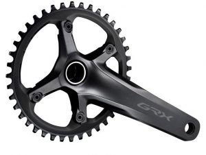 Шатуны Shimano GRX FC-RX600-11 (11х1) интегрированная ось, 175 мм 40Т, без каретки