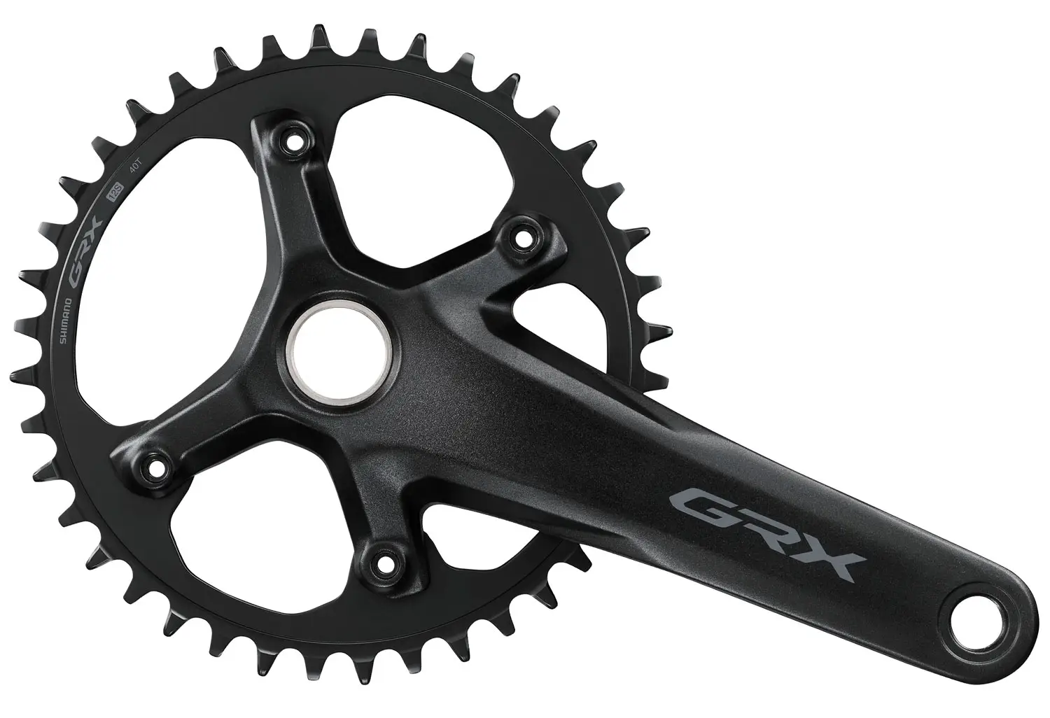 Шатуни Shimano GRX FC-RX610-12 інтегрована вісь, 172,5мм, 40Т, без каретки