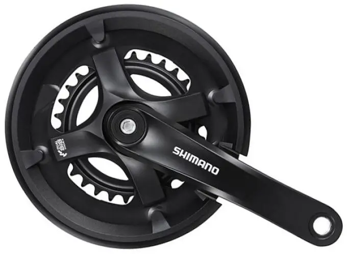 Шатуны Shimano Tourney FC-TY501 175мм 46х30 с защитой ОЕМ