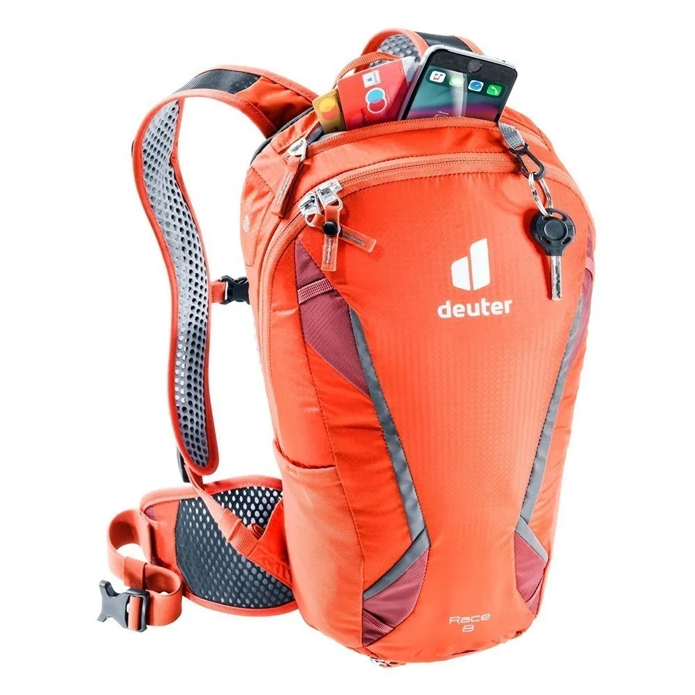 Велорюкзак Deuter Race 8 л Paprika-redwood