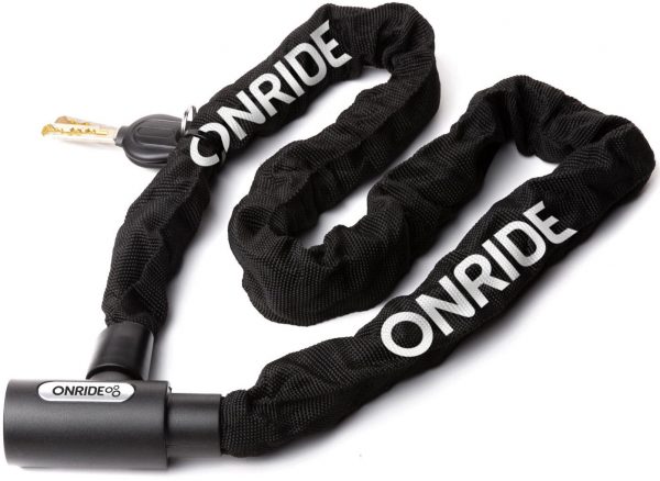 Велозамок Onride Tie Lock Superior 30 ланцюговий загартований 6×1000 мм