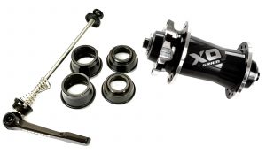 Втулка передня Sram X0 MTB 100×15 мм/110×20 мм 28H disc 6 bolt Black Silver