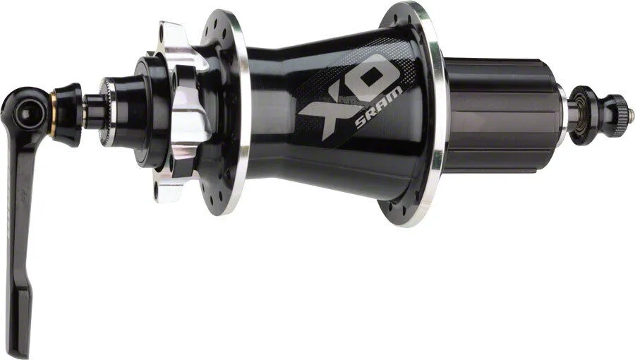 Втулка задня Sram X0 MTB 142×12 мм QR 28H (Shimano) disc 6 bolt Black/silver