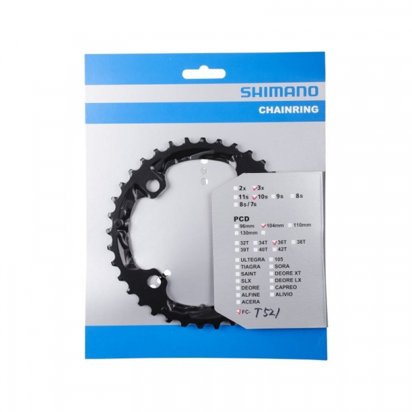 Зірка шатунів Shimano Deore FC-M610, 36 зуба
