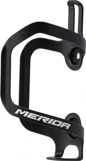 Флягоутримувач Merida Pure Black, white shiny Alloy 2 steel bolts Sideload