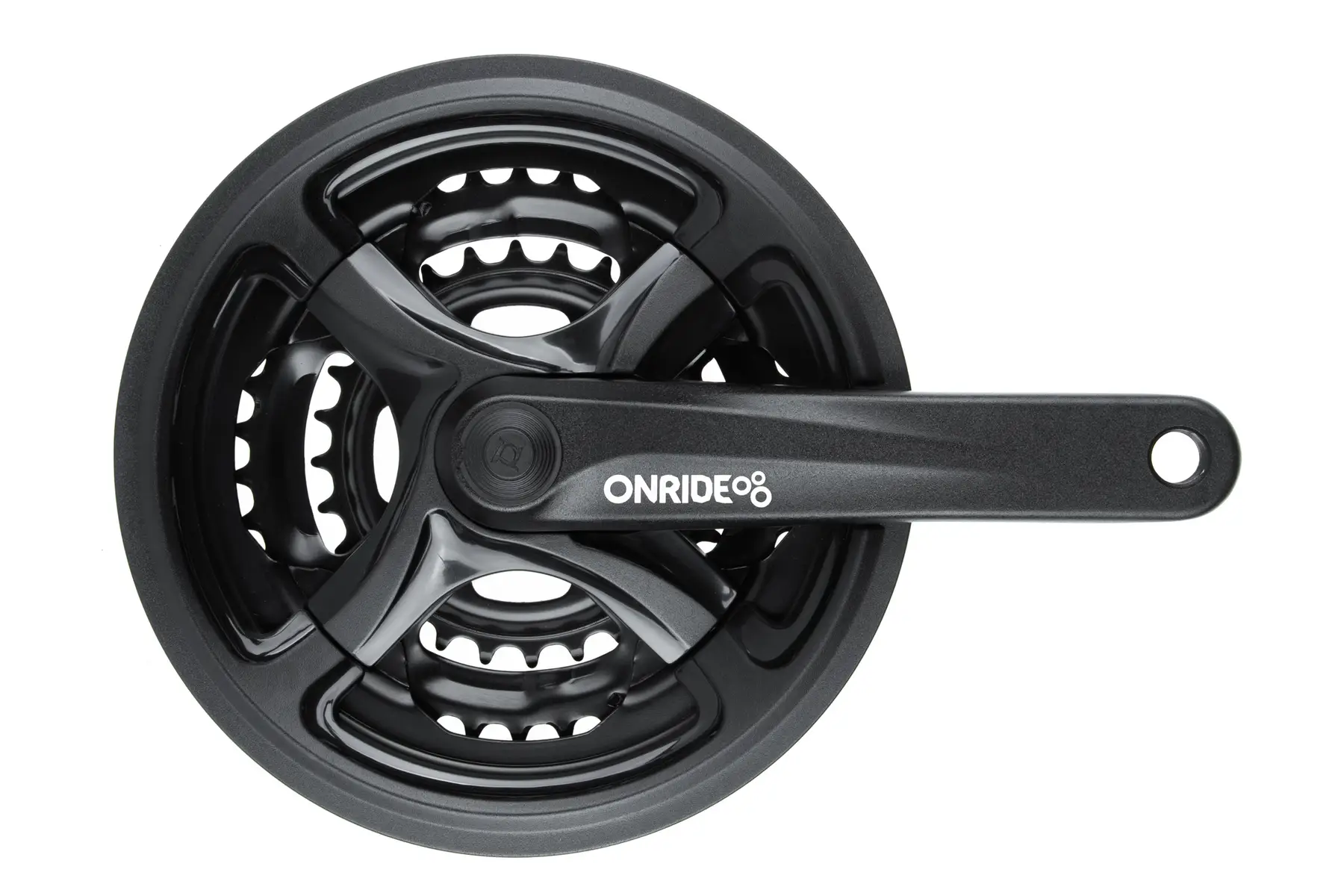 Шатуни Onride Trio 840P, під квадрат, 170 мм, 28-38-48Т, на 8/7/6 швидкостей