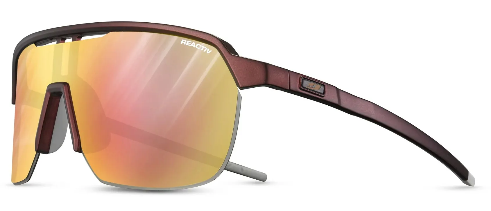 Велоокуляри Julbo Frequency (Reactive 1-3 Light Amplifier) burgundy / light grey (саt 1-3)