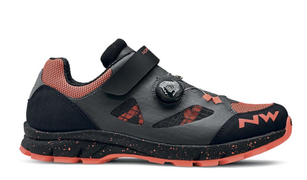 Женские велотуфли Northwave Terrea Plus Wmn Anthra Lobster Orange
