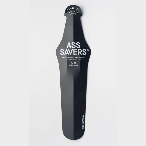 Быстроземный задний брызговик по седло Ass Savers Black