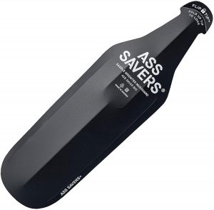 Быстроземный задний брызговик по седло Ass Savers Black