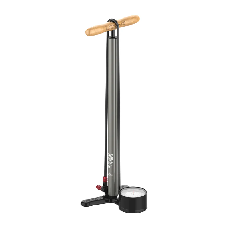 Насос підлоговий Lezyne Steel Floor Drive HV сірий матовий