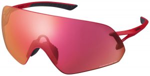Велоокуляри Shimano Aerolite P Ridescape Road червоний металік (саt 2)