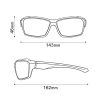 Велоочки Shimano Pulsar зеркальные, черные матовые (саt 2) 115785