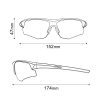 Велоочки Shimano Twinspark Ridescape High Contrast, красные (саt 3) 115933