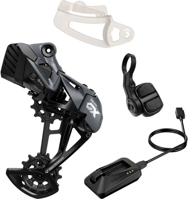 Групсет Sram GX Eagle AXS Upgrade Kit (Rear derailleur with protector, Battery, POD Controller w/discrete Clamp, Powerlock, Charger/Cord, Chain Gap Tool, SRAM Multitool)