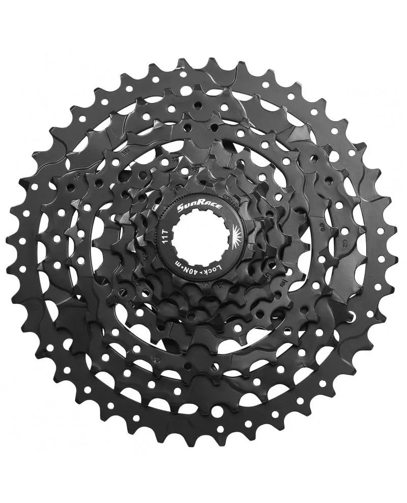 Касета SunRace CSM680 8AZ E, 8 швидкостей, 11-46Т, Black