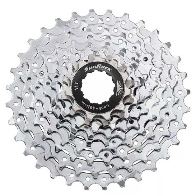 Кассета SunRace CSM90 9AV U, 9 скоростей, 11-34T, Zinc
