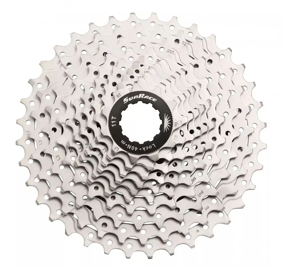 Кассета SunRace CSMS1 TAV X, 10 скоростей, 11-34T, Silver