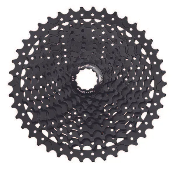 Кассета SunRace CSMS2 TAY E, 10 скоростей, 11-42Т, Black