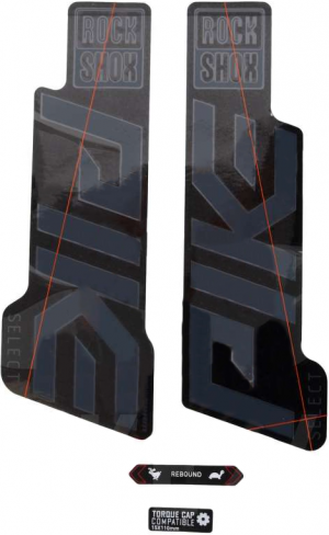 Набор наклеек на вилку RockShox Pike Ultimate 27/29 GBLK/SIL